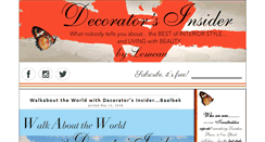 Desktop Screenshot of decoratorsinsider.com