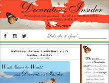 Tablet Screenshot of decoratorsinsider.com